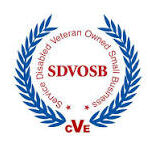 Logo for Service Disabled Veteran Owned Small Business (SDVOSB).