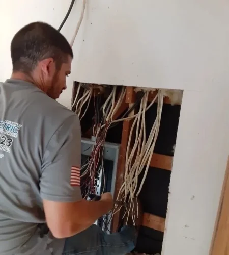 Electric panel installation